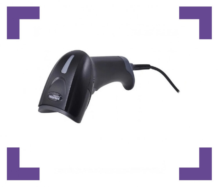 Сканер MERTECH 2310 P2D USB, USB эмуляция RS232 black 3m cable