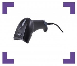 Сканер MERTECH 2310 P2D USB, USB эмуляция RS232 black 3m cable